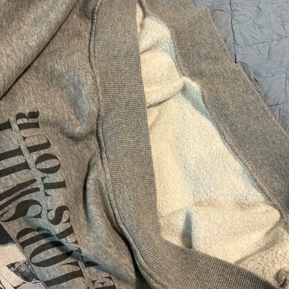 Taylor Swift OFFICIAL Eras Tour Gray Crewneck Sweatshirt Size L oversized - Picture 10 of 10